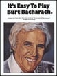 Its Easy to Play Burt Bacharach piano sheet music cover